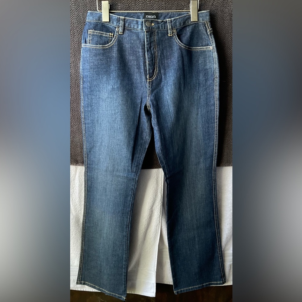 Chico's Classic Indigo Boot Cut Jeans